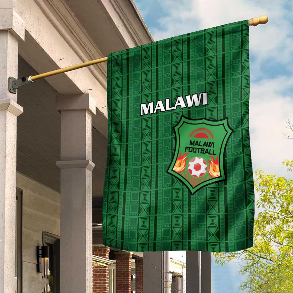 Malawi Football Garden Flag Go Champions - Green - African Pride
