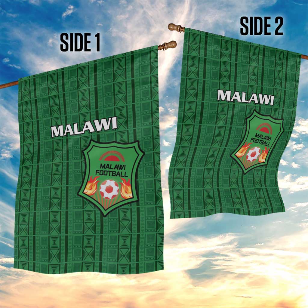 Malawi Football Garden Flag Go Champions - Green - African Pride