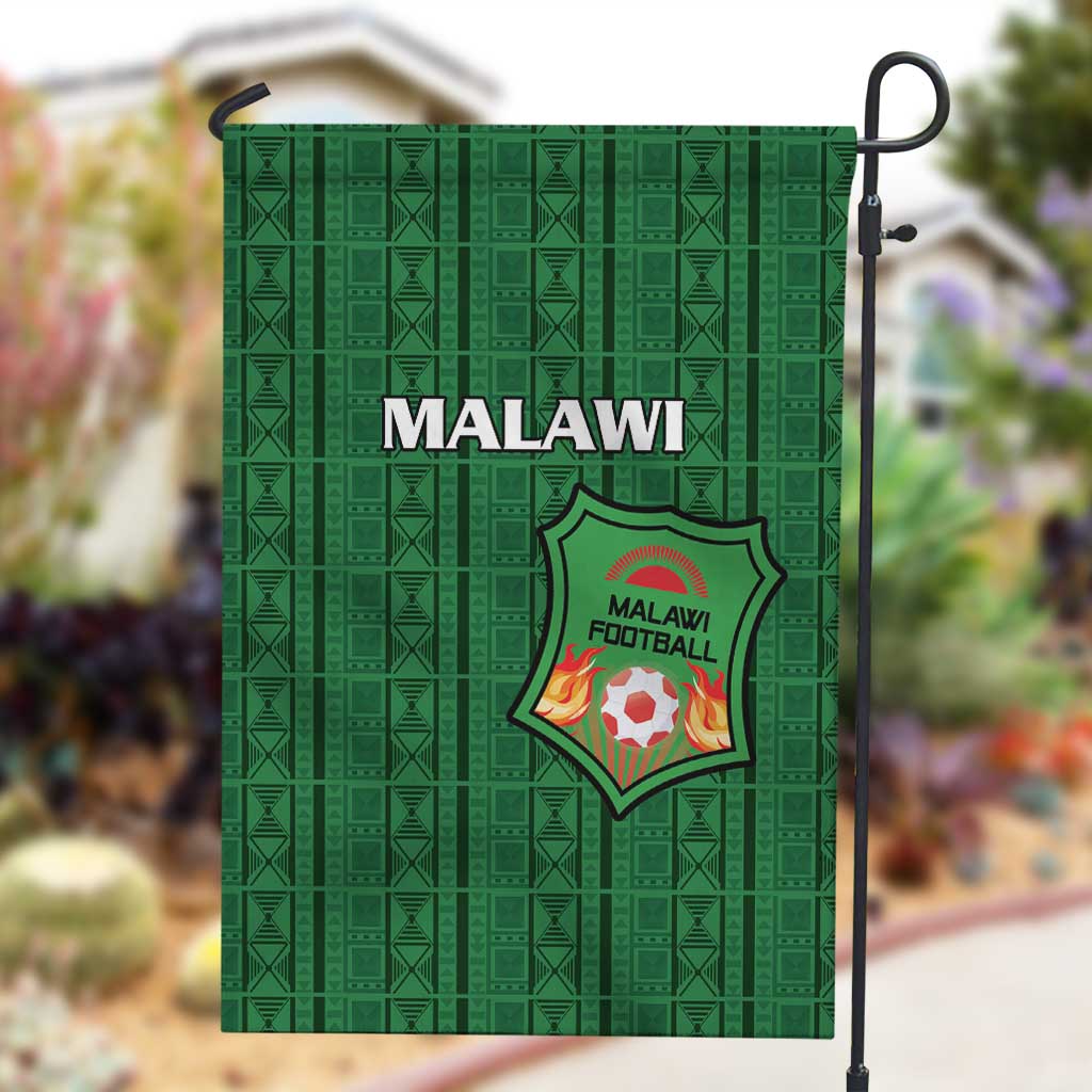 Malawi Football Garden Flag Go Champions - Green - African Pride
