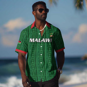 Custom Malawi Football Hawaiian Shirt Go Champions - Green - African Pride