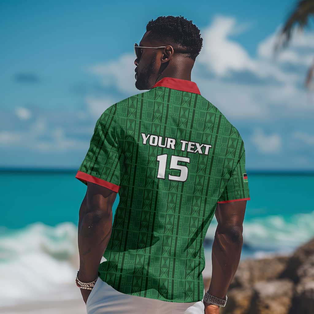 Custom Malawi Football Hawaiian Shirt Go Champions - Green - African Pride