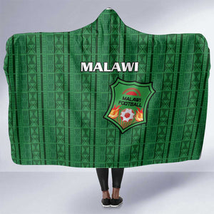 Malawi Football Hooded Blanket Go Champions - Green - African Pride