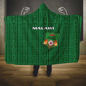Malawi Football Hooded Blanket Go Champions - Green - African Pride