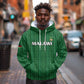 Custom Malawi Football Hoodie Go Champions - Green - African Pride