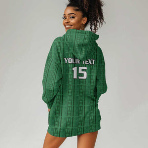 Custom Malawi Football Hoodie Dress Go Champions - Green - African Pride