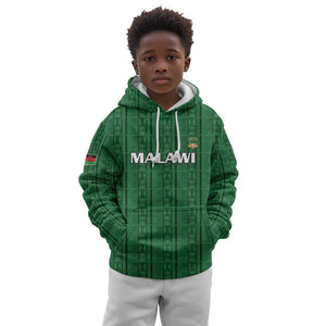 Custom Malawi Football Kid Hoodie Go Champions - Green - African Pride