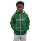 Custom Malawi Football Kid Hoodie Go Champions - Green - African Pride