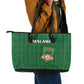 Malawi Football Leather Tote Bag Go Champions - Green - African Pride