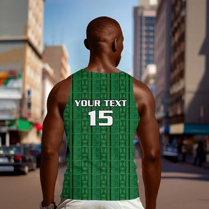 Custom Malawi Football Men Tank Top Go Champions - Green - African Pride