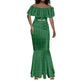 Custom Malawi Football Mermaid Dress Go Champions - Green - African Pride