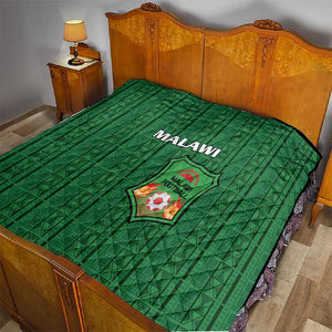 Malawi Football Quilt Go Champions - Green - African Pride