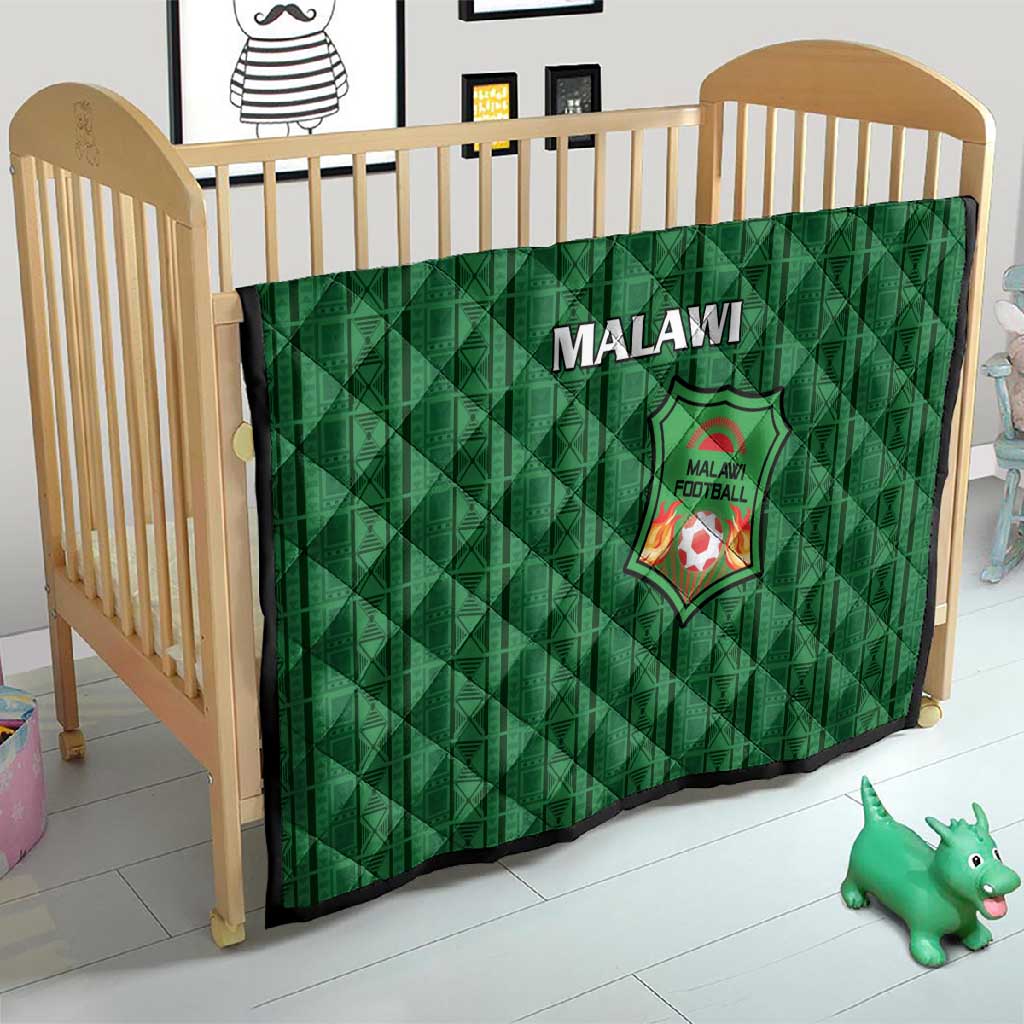 Malawi Football Quilt Go Champions - Green - African Pride