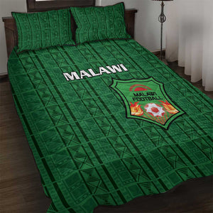 Malawi Football Quilt Bed Set Go Champions - Green - African Pride