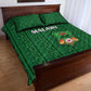 Malawi Football Quilt Bed Set Go Champions - Green - African Pride