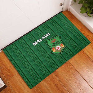 Malawi Football Rubber Doormat Go Champions - Green - African Pride