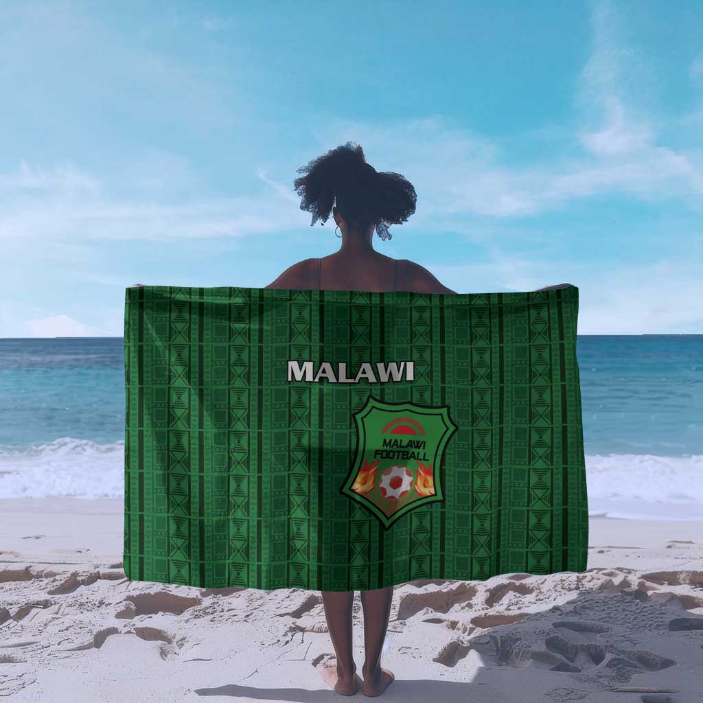 Malawi Football Sarong Go Champions - Green - African Pride
