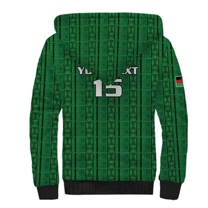 Custom Malawi Football Sherpa Hoodie Go Champions - Green - African Pride
