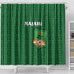 Malawi Football Shower Curtain Go Champions - Green - African Pride