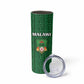 Custom Malawi Football Skinny Tumbler Go Champions - Green - African Pride