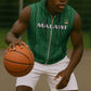 Custom Malawi Football Sleeveless Zip Hoodie Go Champions - Green - African Pride