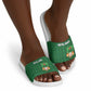 Malawi Football Slide Sandals Come On Flames - Green