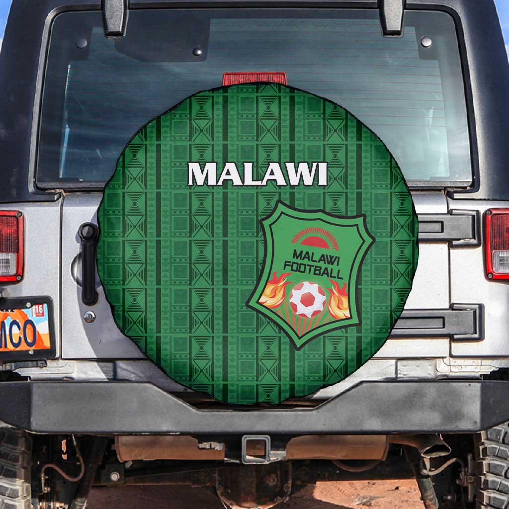 Malawi Football Spare Tire Cover Go Champions - Green - African Pride