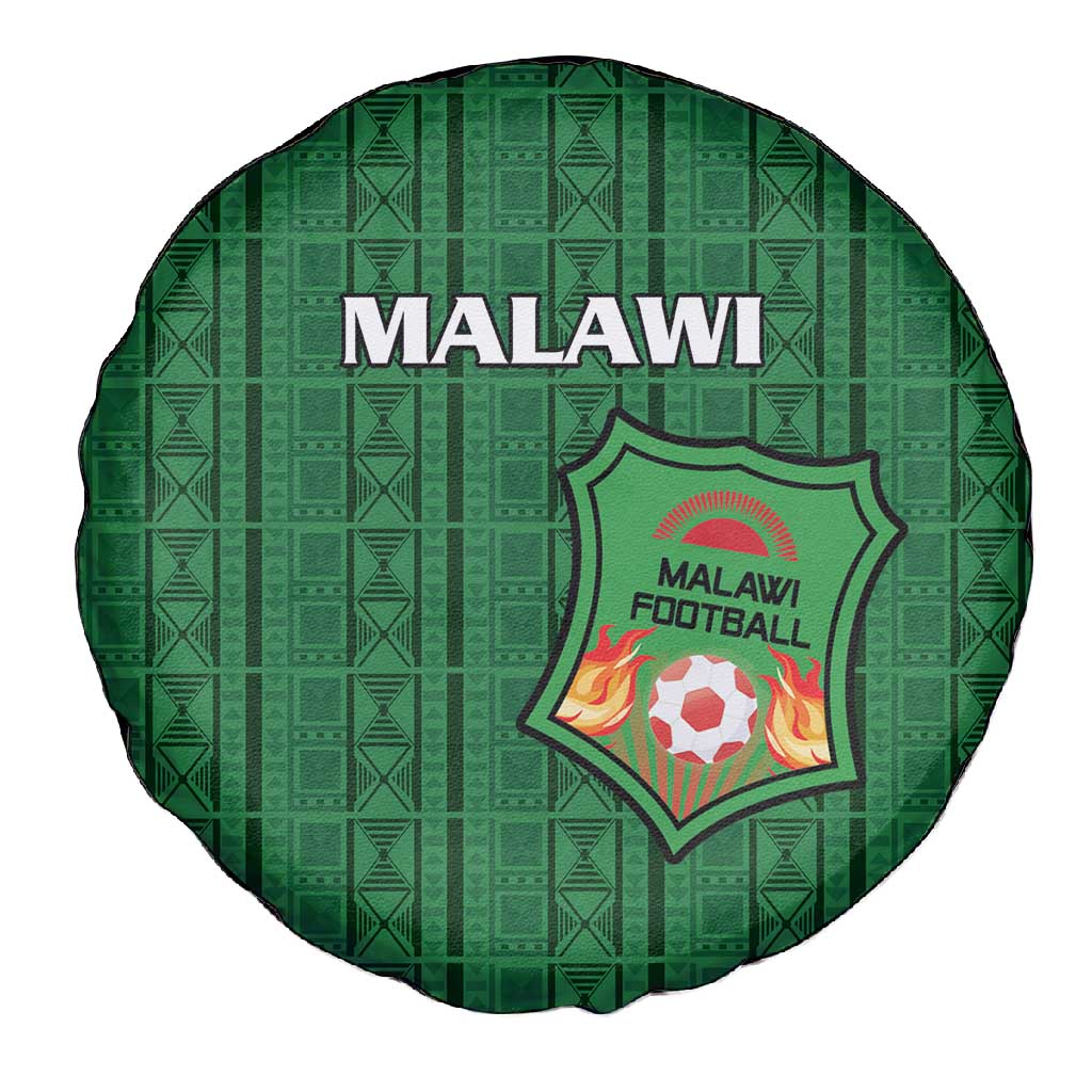 Malawi Football Spare Tire Cover Go Champions - Green - African Pride