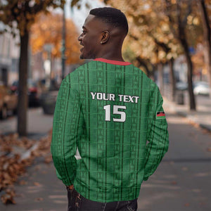 Custom Malawi Football Sweatshirt Go Champions - Green - African Pride
