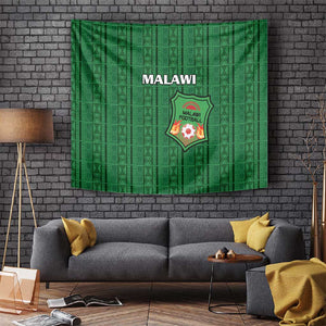 Malawi Football Tapestry Go Champions - Green - African Pride