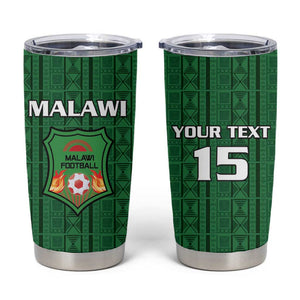 Custom Malawi Football Tumbler Cup Go Champions - Green - African Pride