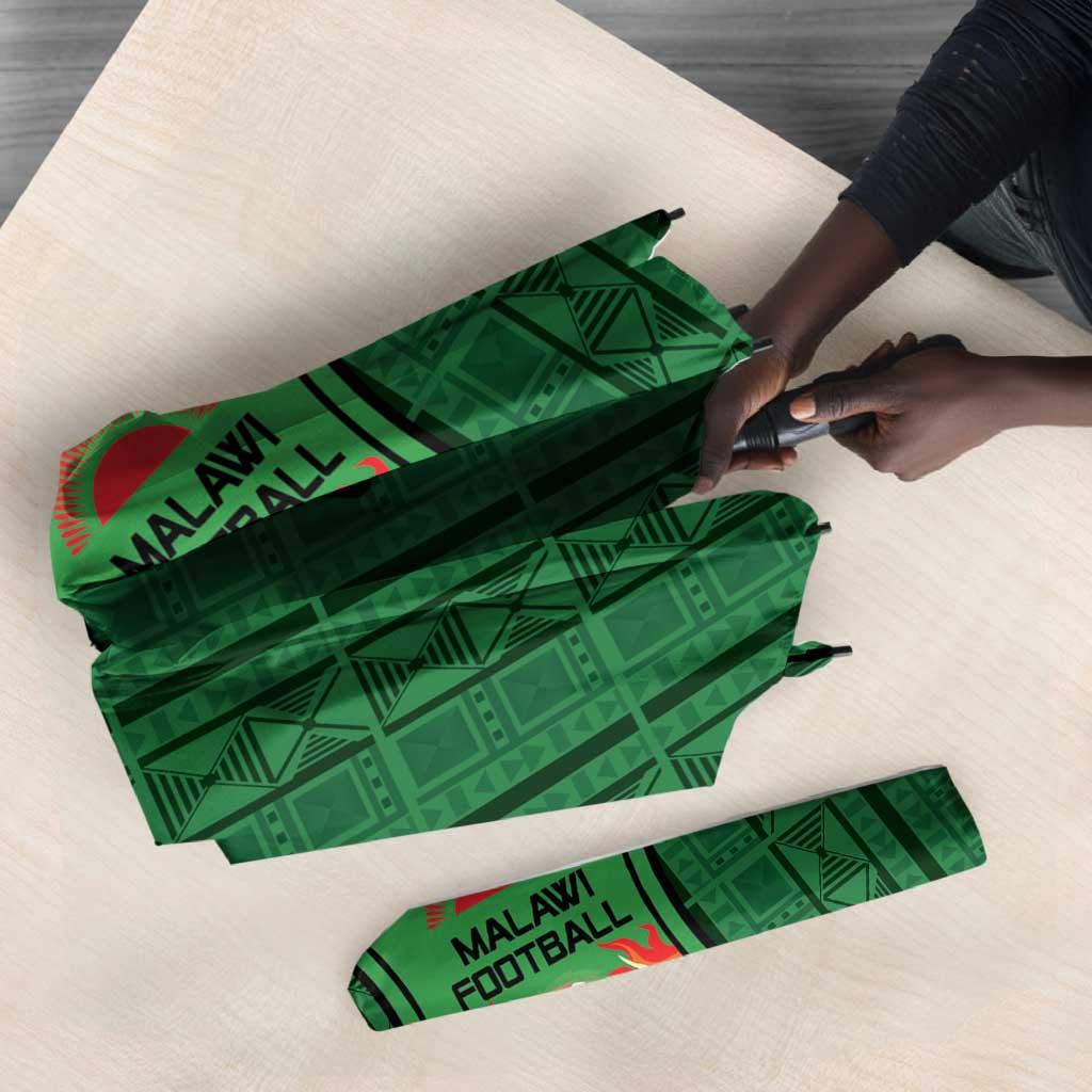 Malawi Football Umbrella Come On Flames - Green
