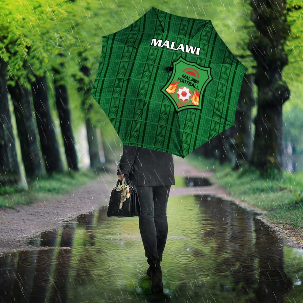 Malawi Football Umbrella Come On Flames - Green