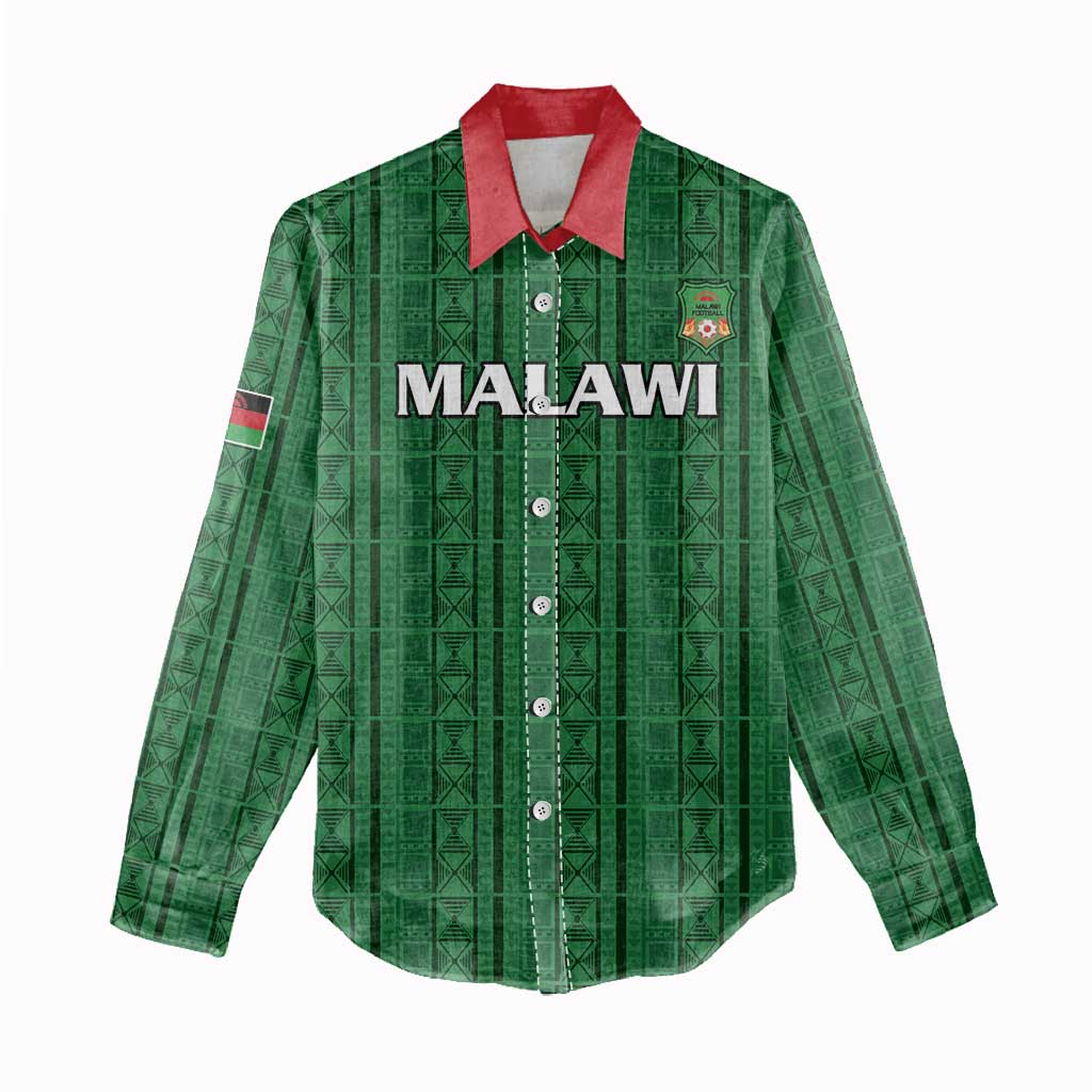 Custom Malawi Football Women Casual Shirt Go Champions - Green - African Pride