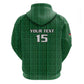 Custom Malawi Football Zip Hoodie Go Champions - Green - African Pride