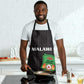 Malawi Football Apron Come On Flames - Black