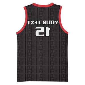 Custom Malawi Football Basketball Jersey Go Champions - Black - African Pride