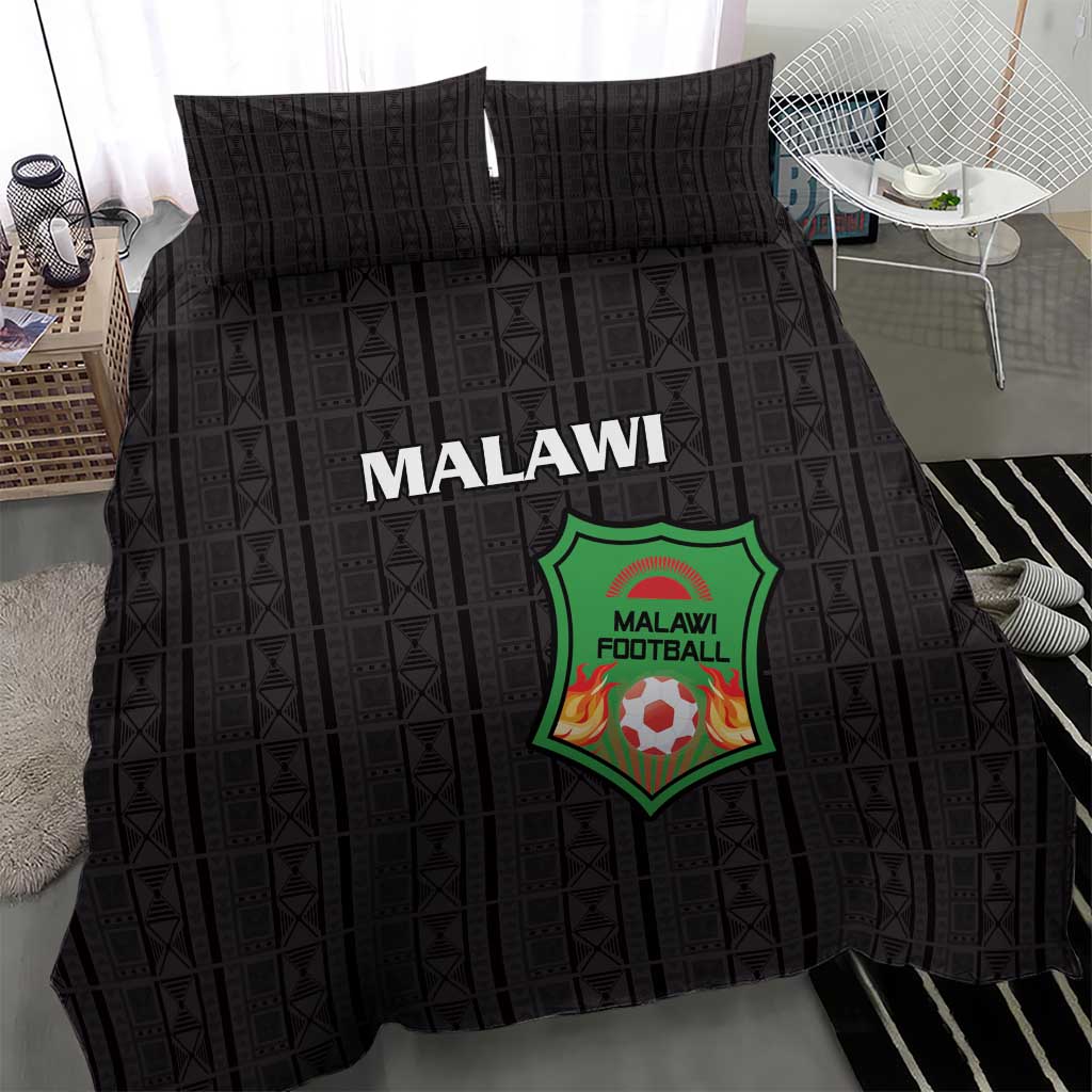 Malawi Football Bedding Set Go Champions - Black - African Pride