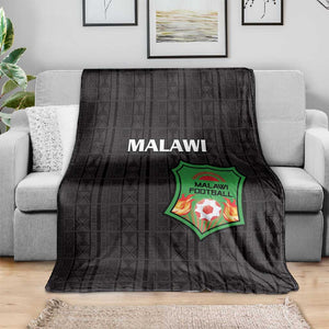 Malawi Football Blanket Go Champions - Black - African Pride