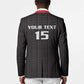 Custom Malawi Football Blazer Come On Flames - Black