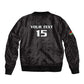 Custom Malawi Football Bomber Jacket Go Champions - Black - African Pride
