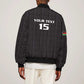 Custom Malawi Football Bomber Jacket Go Champions - Black - African Pride