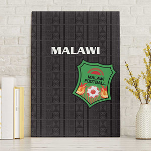 Malawi Football Canvas Wall Art Go Champions - Black - African Pride