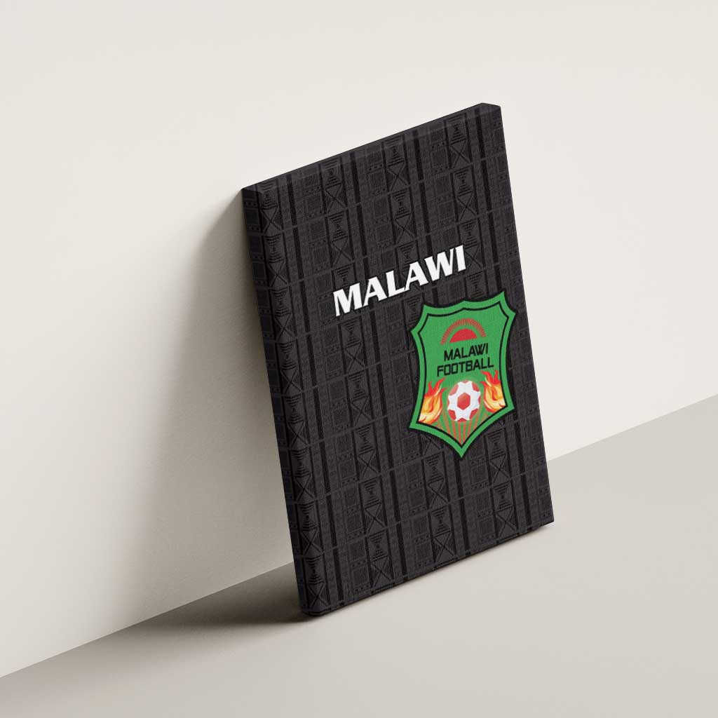Malawi Football Canvas Wall Art Go Champions - Black - African Pride