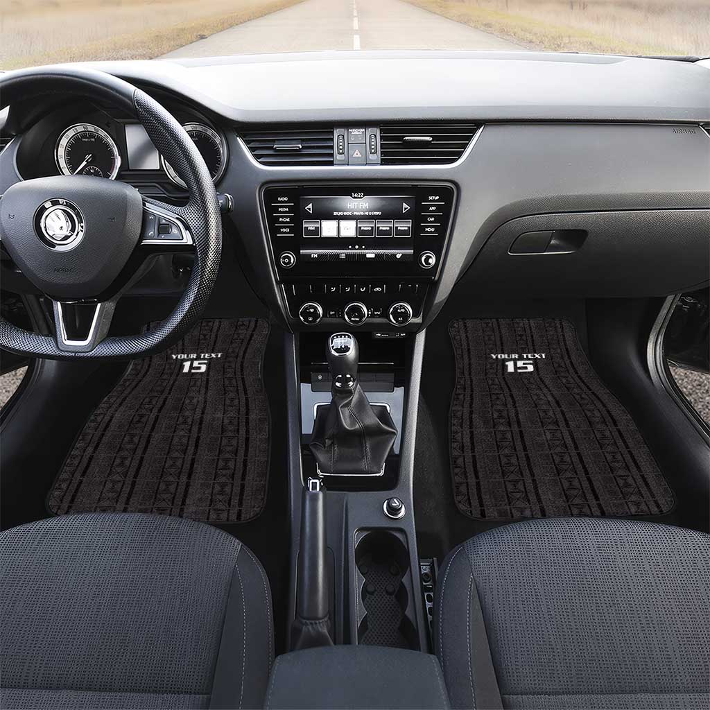 Malawi Football Car Mats Go Champions - Black - African Pride