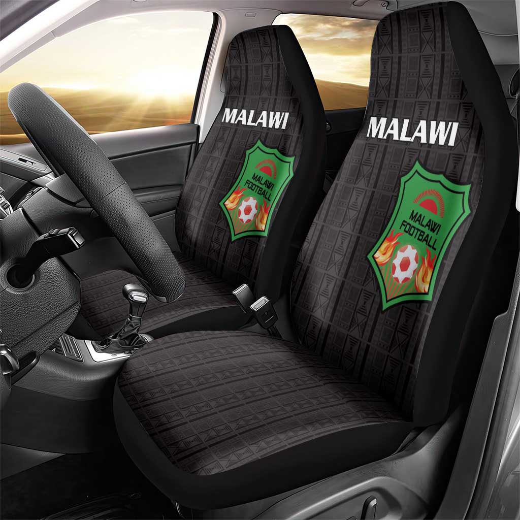 Malawi Football Car Seat Cover Go Champions - Black - African Pride