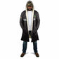 Custom Malawi Football Cloak Come On Flames - Black