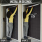 Custom Malawi Football Door Cover Come On Flames - Black