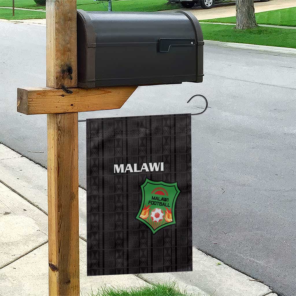 Malawi Football Garden Flag Go Champions - Black - African Pride