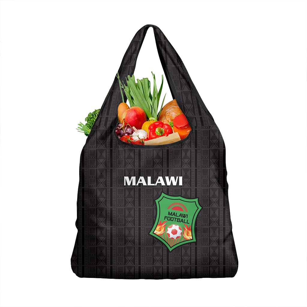 Malawi Football Grocery Bag Go Champions - Black - African Pride