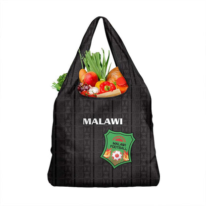 Malawi Football Grocery Bag Go Champions - Black - African Pride